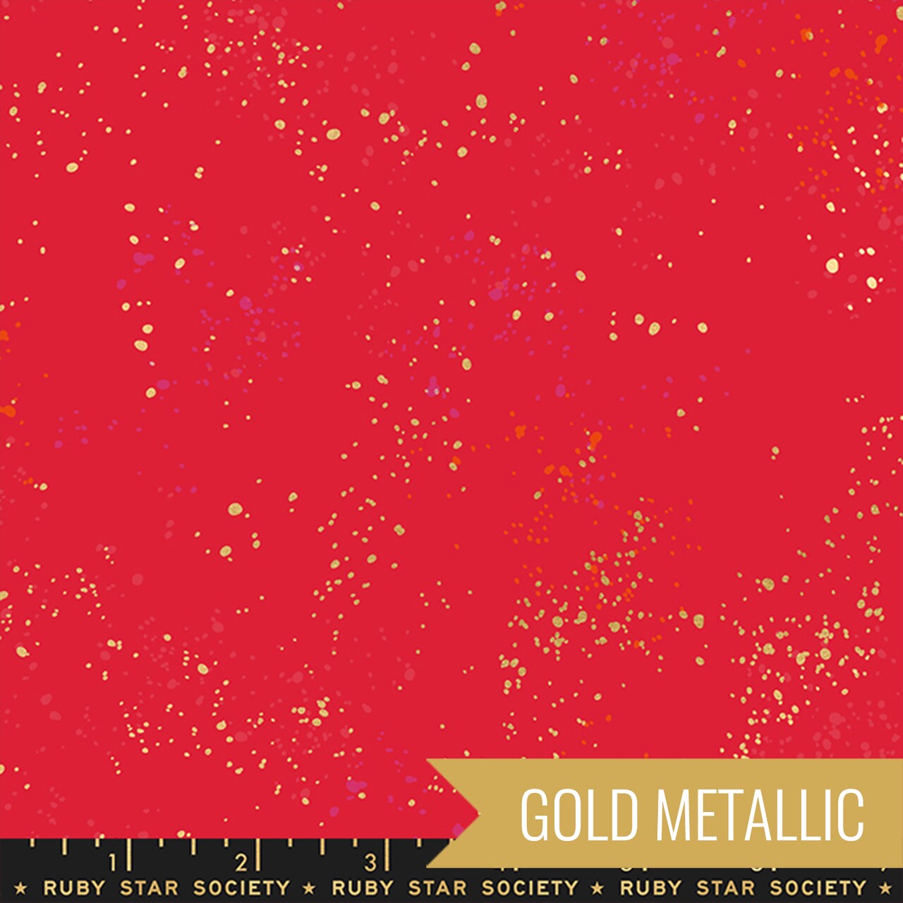 Speckled in Metallic Scarlet (rs5027 110m) | Speckled | Rashida Coleman Hale | Ruby Star Society